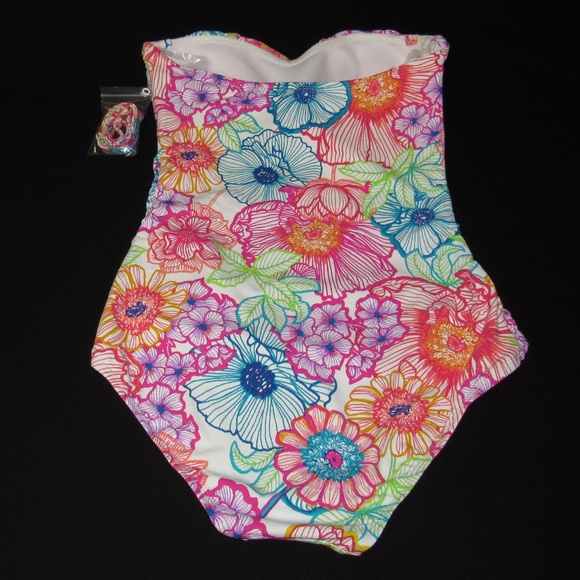 Bleu by Rod Beattie Twist One-Piece Bandeau - Picture 3 of 5